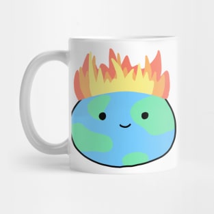 Happy Earth on Fire Mug